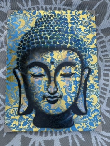 Tableau buddha bleu - TBB1